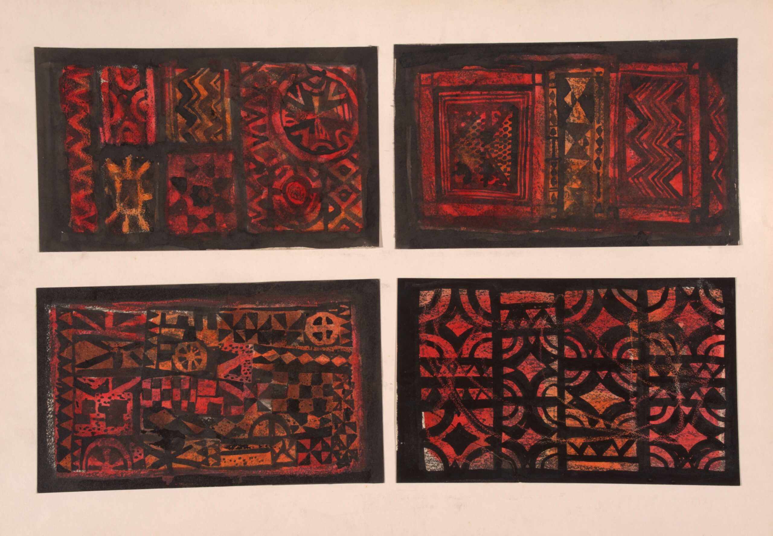 D, Predonzani, bozzetti per arazzi della mn Galilei, 1962