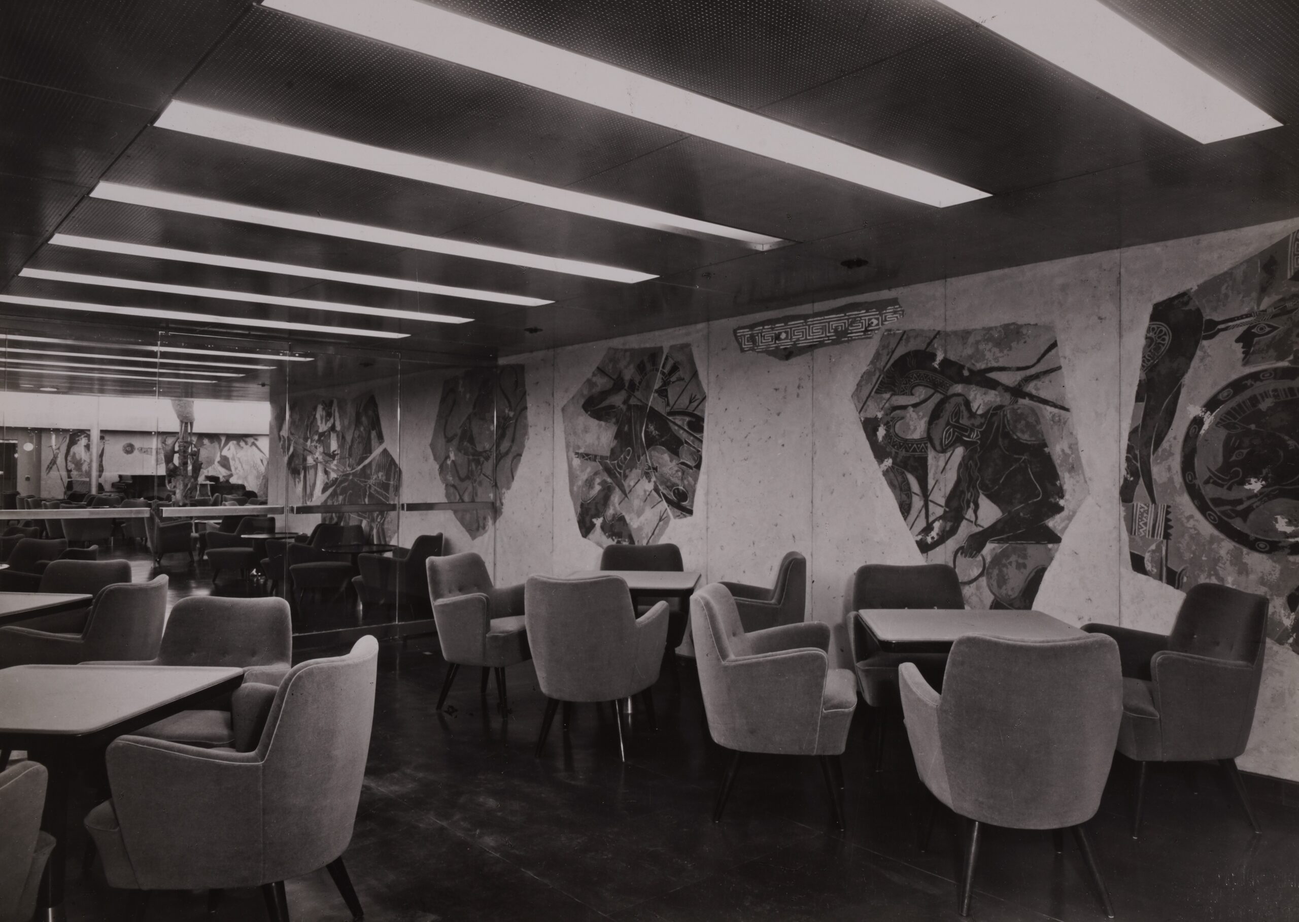 Mioni, Sala da gioco della motonave Homeric, 1955