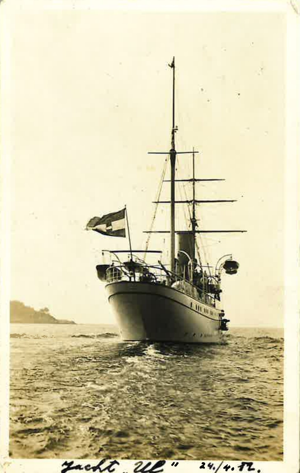 s.y. Ul - cartolina scritta 1